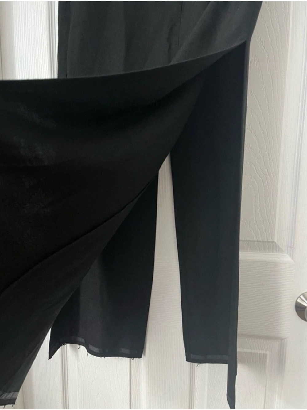 COS Black Sleeveless Maxi Skirt with High Side Slits size 10 - Picture 7 of 16